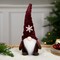 Northlight LED Lighted Gnome with Snowflake Christmas Figure - 13" - Burgundy Red